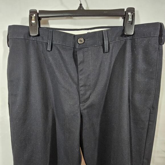 Lands' End Traditional Fit Plain Front Cuffed Chino Pants Men's Size 36 - Picture 5 of 10